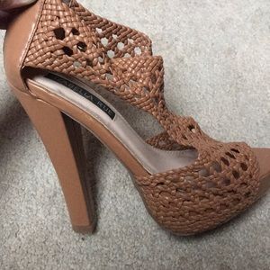 High heeled sandals